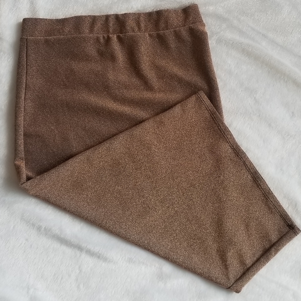 Fashion Nova - Let Them Know Gold pencil skirt